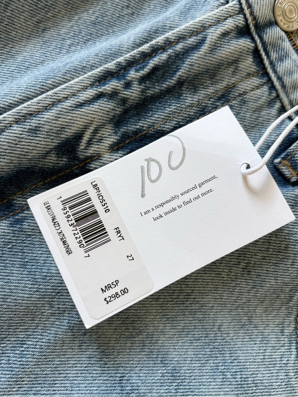 Frame Le Baggy Palazzo Jeans - Picture 7 of 10